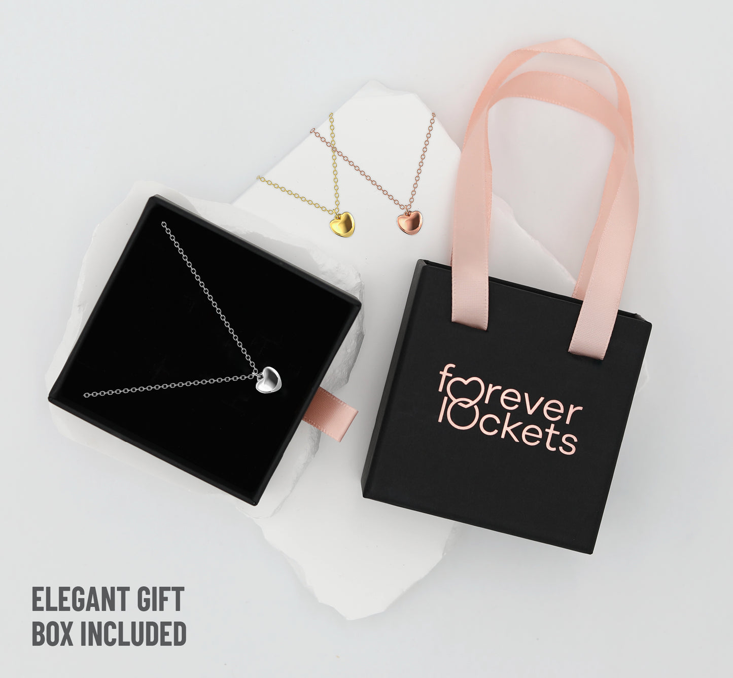 
                  
                    Silver Forever Lockets Heart Pendant Necklace
                  
                