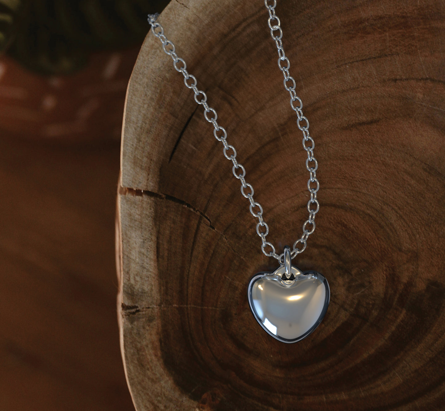 
                  
                    Silver Forever Lockets Heart Pendant Necklace
                  
                